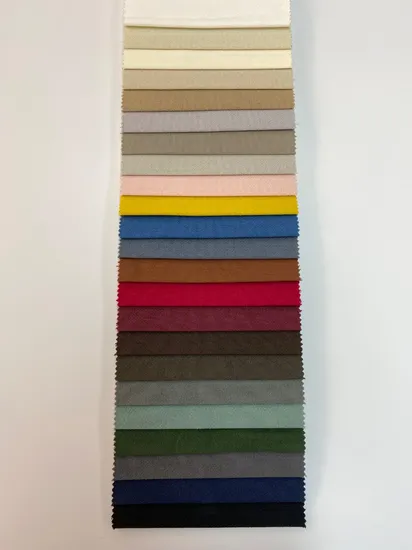 2020 Chine Tissu d'ameublement en lin uni en polyester de haute qualité pour canapé et chaise