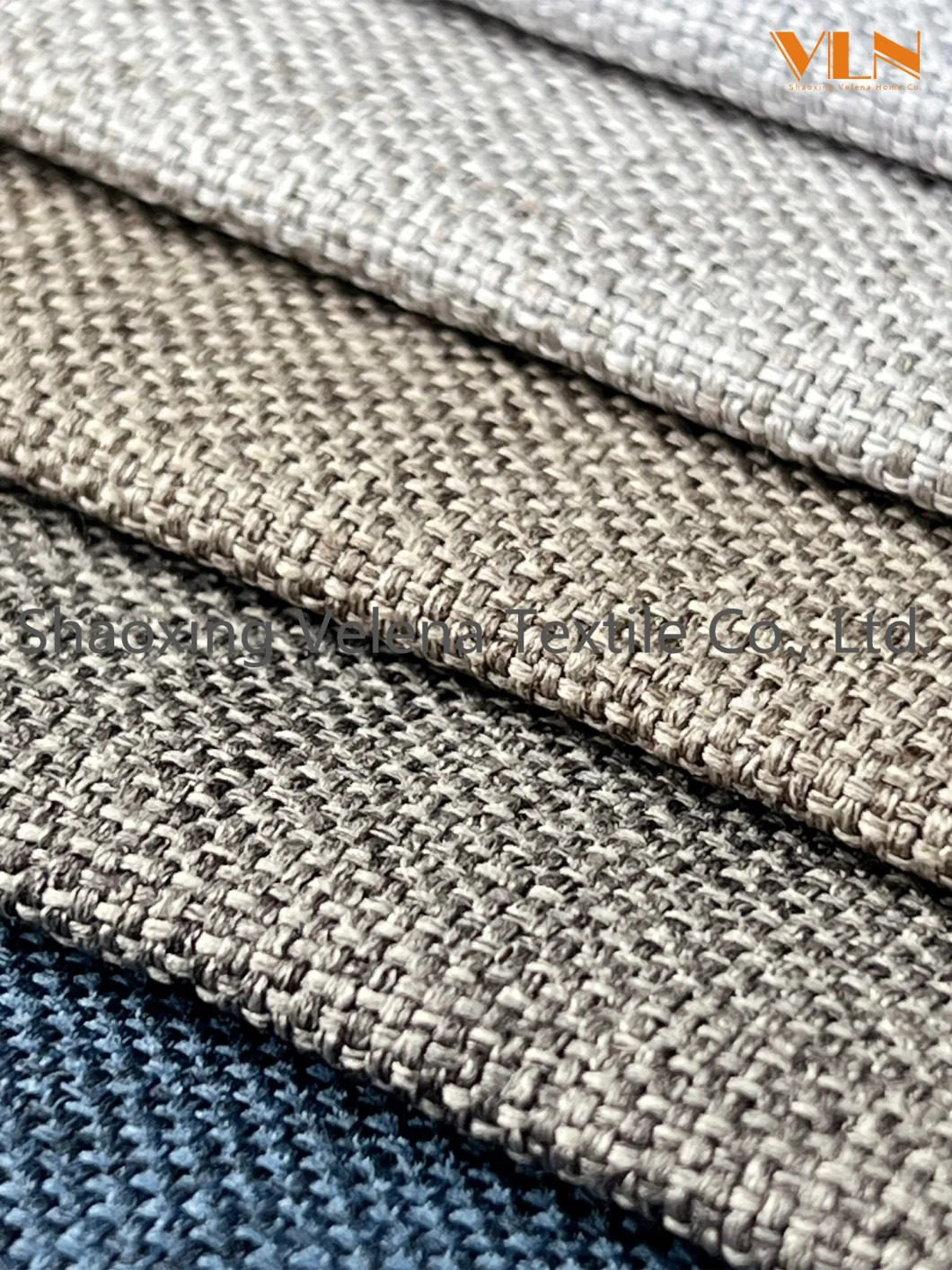 New Arrival Polyester Linen Look Fabric Upholstery Furniture Sofa Curtain Home Textile High Quality China Factory